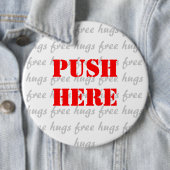 GRATIS HUGS Push Button Large 6" (In situ)