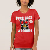 GRATIS HUGS & RAMEN-T-SHIRT T-SHIRT (Voorkant)