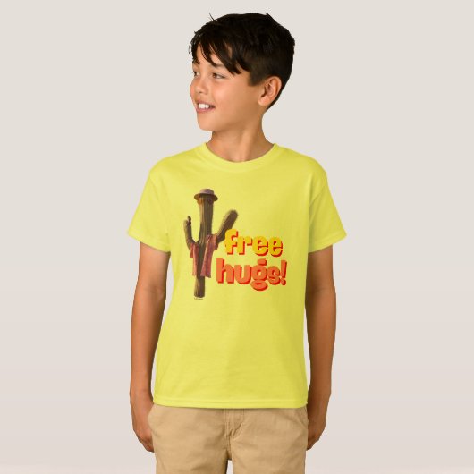 Gratis Hugs! T-shirt (Voorkant volledig)