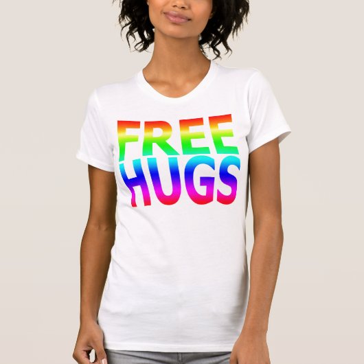 GRATIS HUGS Tanktop voor regenboogvisserij, vrouwe (Voorkant)