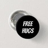 GRATIS HUGS-toets Ronde Button 3,2 Cm (Voorkant /achterkant)