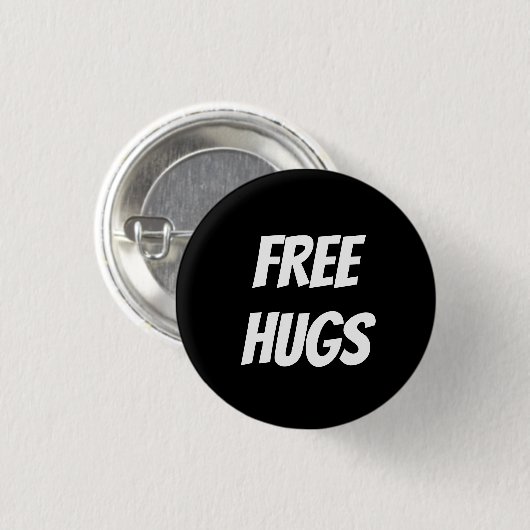GRATIS HUGS-toets Ronde Button 3,2 Cm (Voorkant /achterkant)