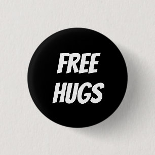 GRATIS HUGS-toets Ronde Button 3,2 Cm