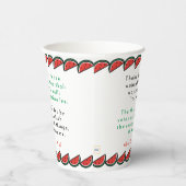 Gratis iftar met de snelle du'as in Ramadan Papieren Bekers (Rechts)