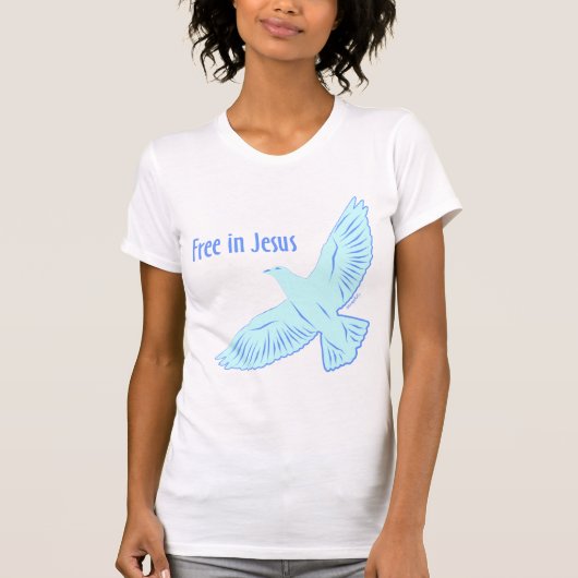 Gratis in Jezus (licht) T-shirt (Voorkant)