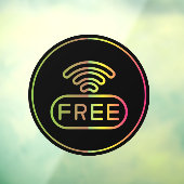 Gratis internetverbinding WIFI-wachtwoord Raamsticker (Vel 3)