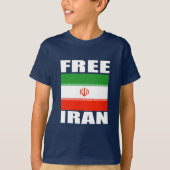Gratis Iran T-shirt wit (Voorkant)