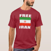 Gratis Iran T-shirt wit (Voorkant)