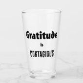 Gratis is besmettelijk glas (Voorkant)