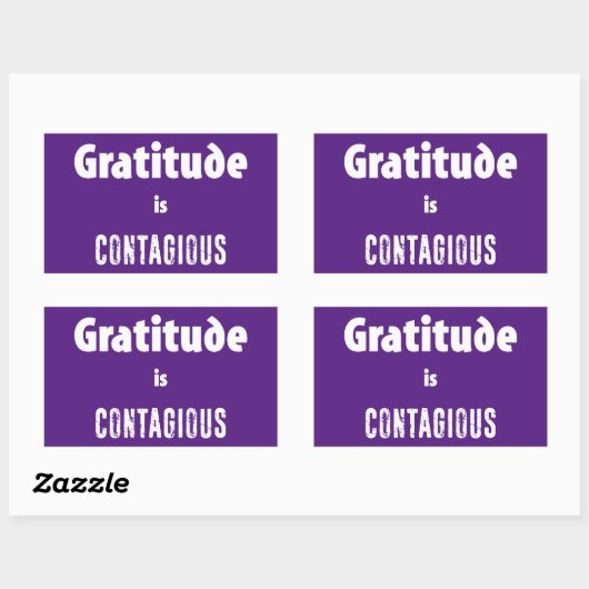 Gratis is besmettelijk rechthoekige sticker (Vel)