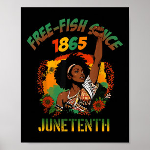 Gratis Ish Sinds 1865 Afro-Amerikaanse Vrijgevocht Poster