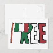 Gratis Italië Briefkaart (Voorkant / Achterkant)