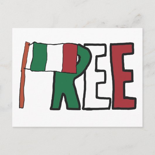 Gratis Italië Briefkaart (Voorkant)