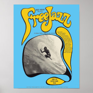 Gratis Jazz,  Surf Poster, Surf Art Poster