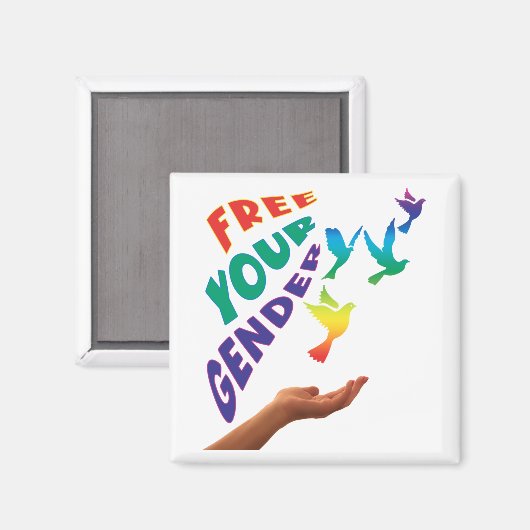 Gratis je geslacht magneet (Voorkant / Achterkant)