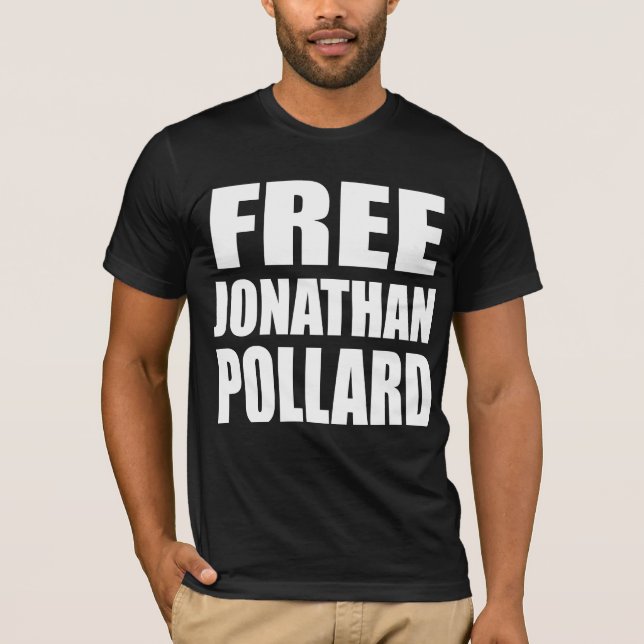 Gratis Jonathan Pollard Tshirts, Buttonnen, Hoodie T-shirt (Voorkant)