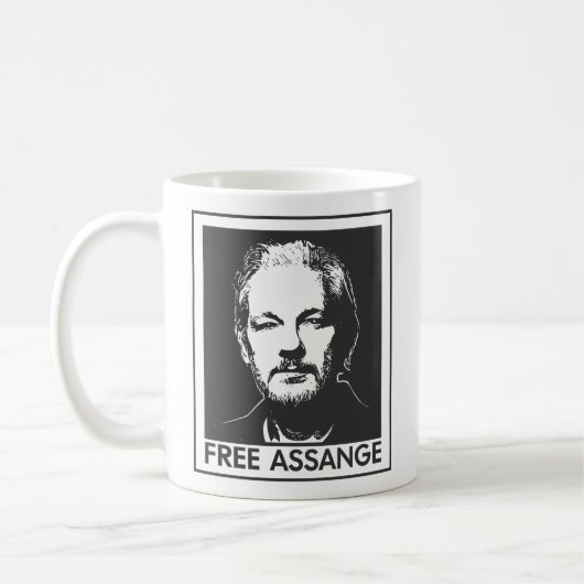 Gratis Julian Assange wikileaks Koffiemok (Links)
