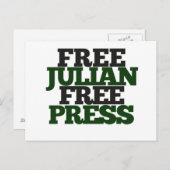 Gratis Julian Briefkaart (Voorkant / Achterkant)