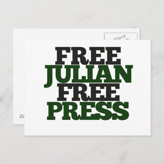 Gratis Julian Briefkaart (Voorkant / Achterkant)