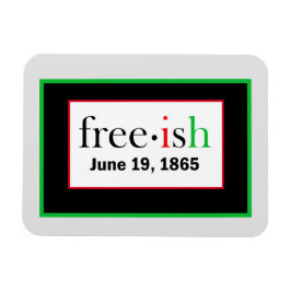 Gratis Juneteenth Flexibele Fotomagneet Magneet