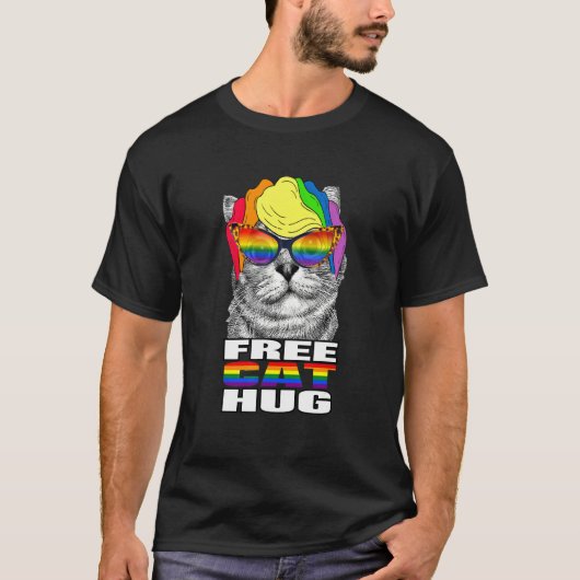 Gratis kattenknuffel t-shirt (Voorkant)