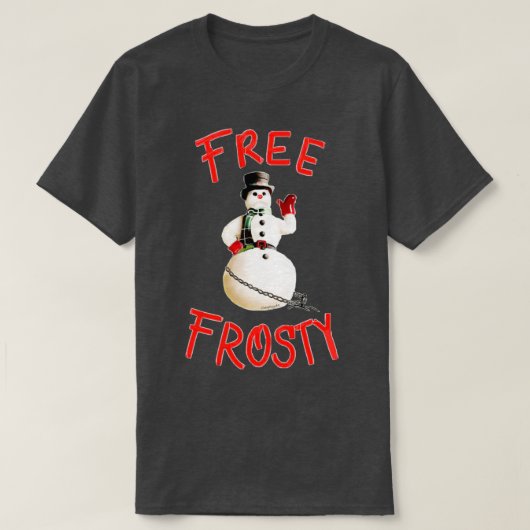 Gratis Kerst met de krankzinnige kerst Gi T-shirt (Design voorkant)