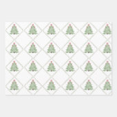 Gratis Kerstboom Inpakpapier Vel (Voorkant 2)