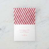 Gratis Kerstkaart met Fantasievolle Suikerstok Str Feestdagen Kaart (Binnen)