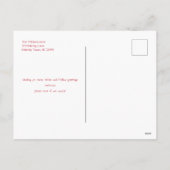 Gratis Kerstkaart met Fantasievolle Suikerstok Str Feestdagenkaart (Achterkant)