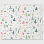Gratis Kerstmis Verpakkings Papier met Fantasievol (Vlak)