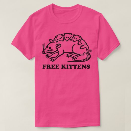 GRATIS KITTENS T-SHIRT (Design voorkant)