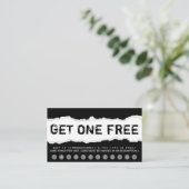 gratis klantenkaartje (Staand voorkant)