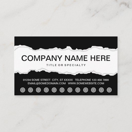 gratis klantenkaartje (Achterkant)