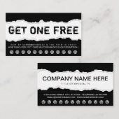 gratis klantenkaartje (Voorkant / Achterkant)