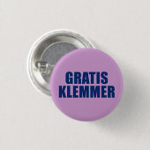 Gratis Klemmer Ronde Button 3,2 Cm (Voorkant /achterkant)