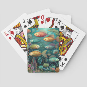 Gratis Kleurrijke Vis Aquarium Pokerkaarten