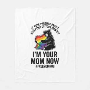 Gratis knuffel beren trots vintage T-shirt ontwerp Fleece Deken