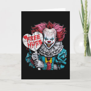 Gratis Knuffel Eng Clown Karakter Valentijn Hallow Kaart