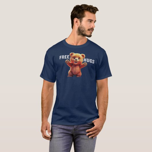Gratis Knuffel Teddybeer T-shirt (Voorkant volledig)