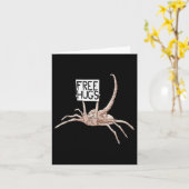 Gratis Knuffels Alien Design voor Mannen Vrouwen Kaart (Gele Bloem)