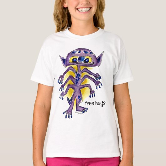 Gratis Knuffels Alien T-shirt (Voorkant)