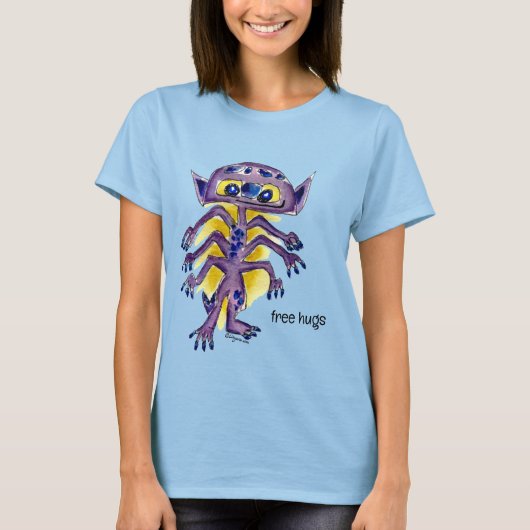 Gratis Knuffels Alien T-shirt (Voorkant)