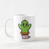 Gratis Knuffels Cactus Koffie Mok – Grappige Succu (Links)
