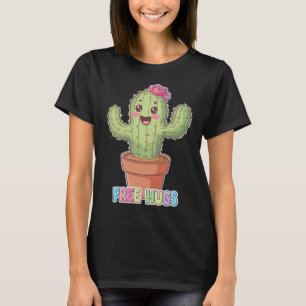 Gratis knuffels Cactus schattig en charmant T-shirt