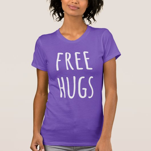 Gratis Knuffels Dames Bella Canvas T-shirts (Voorkant)