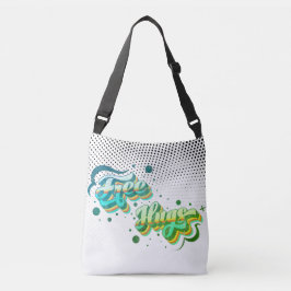 Gratis knuffels - Deluxe Cheeky Green Stippen Mix Crossbody Tas