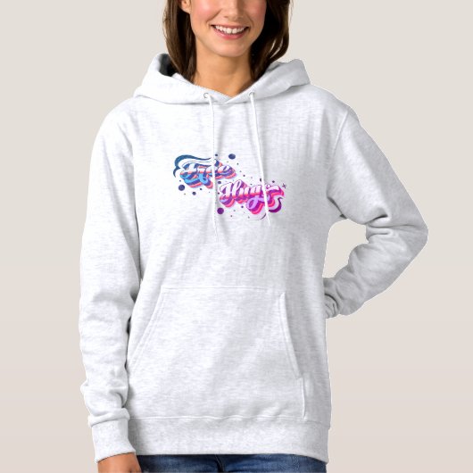 Gratis knuffels - Deluxe Paarse Fest Edition Hoodie (Voorkant)