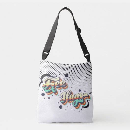 Gratis knuffels - Deluxe  Stippen Mix Edition Crossbody Tas (Voorkant)