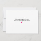 Gratis knuffels denken aan je Kaart (Achterkant)