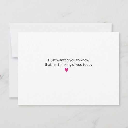 Gratis knuffels denken aan je Kaart (Achterkant)